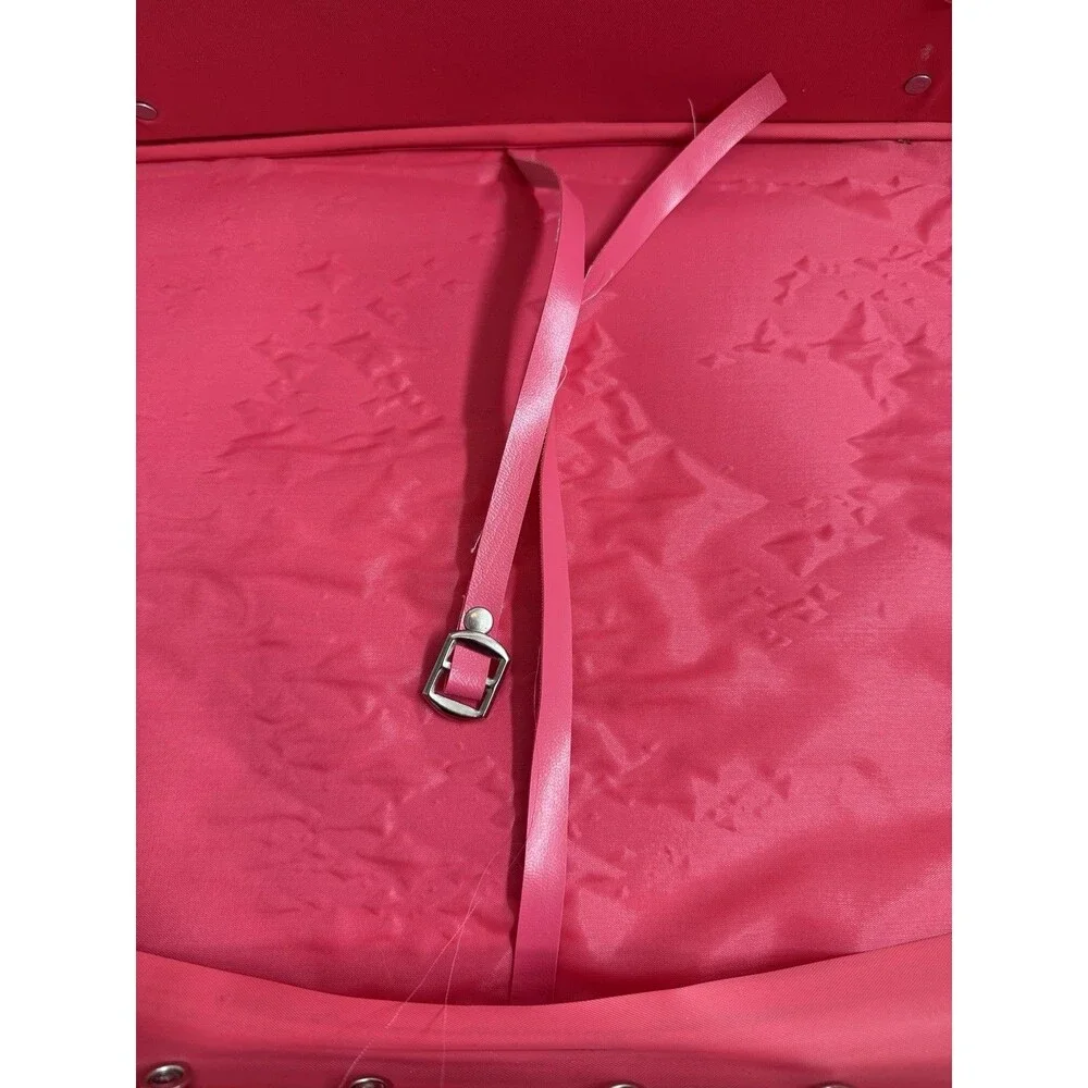 VTG Hello Kitty Sanrio Luggage Bag Suitcase 1989 Pink 18x12 Zipper HTF Design